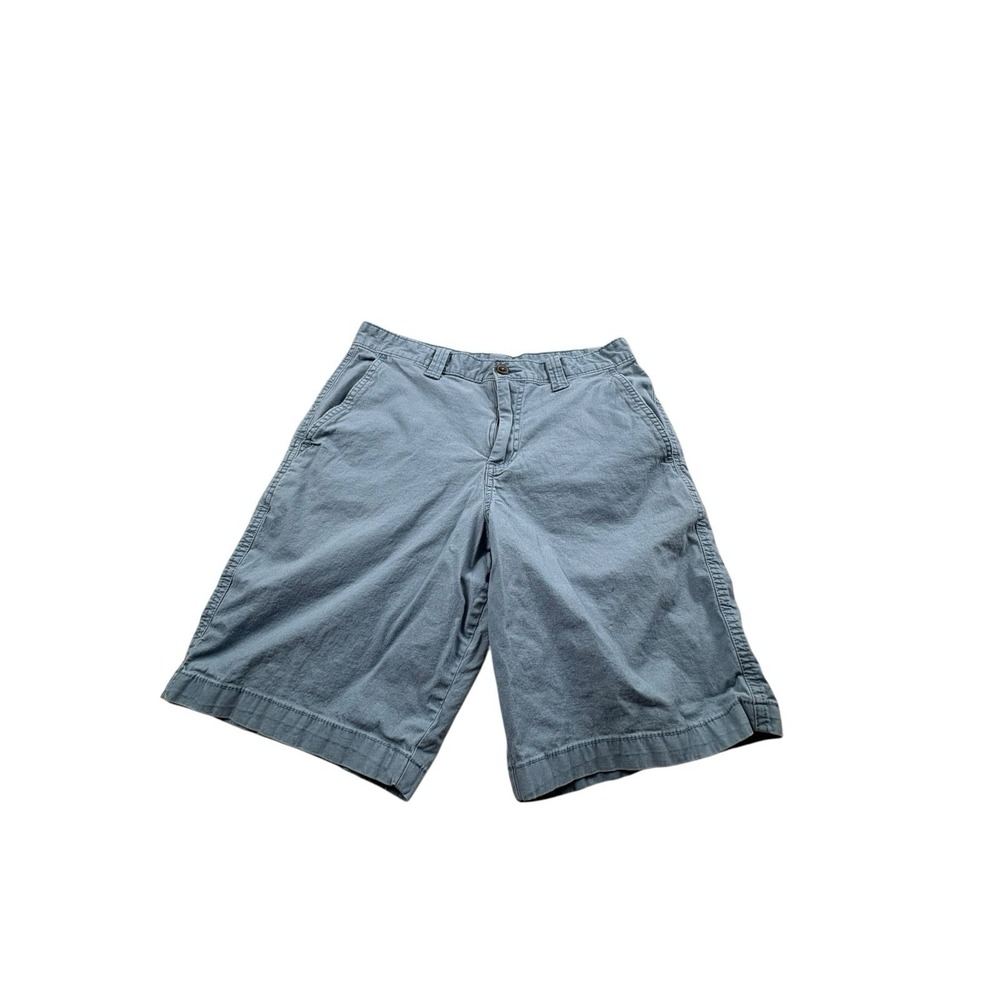 Magellan Outdoors Men's Blue Casual Shorts Size‎ 30W Cotton Flat Front